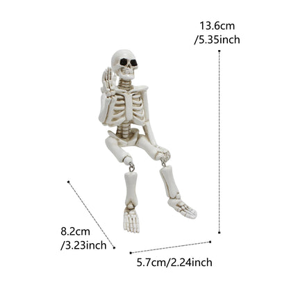 Halloween decorations, waving hands, skull ornaments, resin crafts, ghost festival horror atmosphere, landscaping props