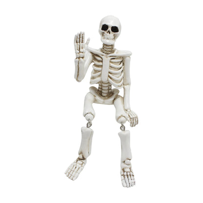 Halloween decorations, waving hands, skull ornaments, resin crafts, ghost festival horror atmosphere, landscaping props