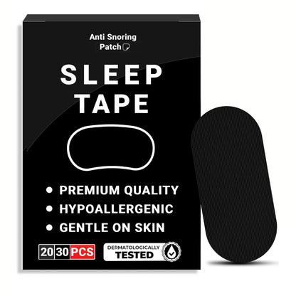 Micropore Mouth Tape – 20/30pcs Hypoallergenic Cotton Strips | Gentle, Latex-Free, Pain-Free Removal, Skin-Safe Adhesive”