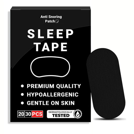 Micropore Mouth Tape – 20/30pcs Hypoallergenic Cotton Strips | Gentle, Latex-Free, Pain-Free Removal, Skin-Safe Adhesive”